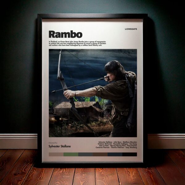 Cuadro Rambo (Rambo 4: Regreso al infierno) Modelo 02