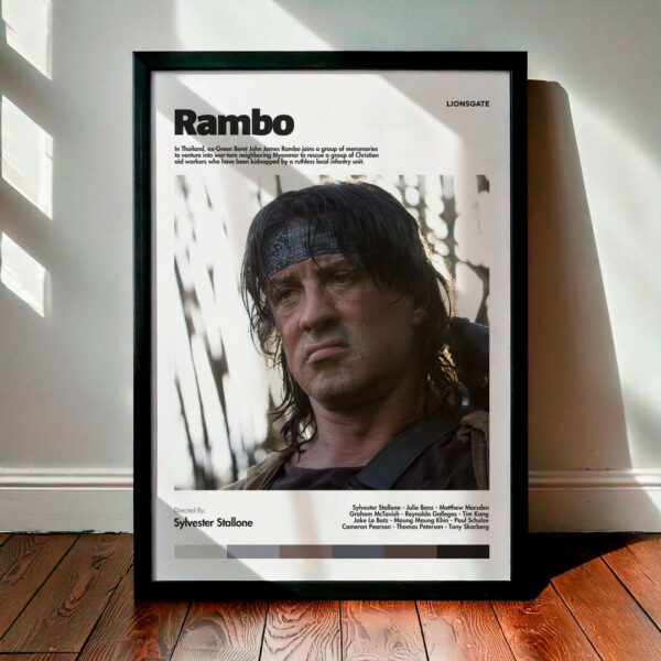 Cuadro Rambo (Rambo 4: Regreso al infierno) Modelo 04