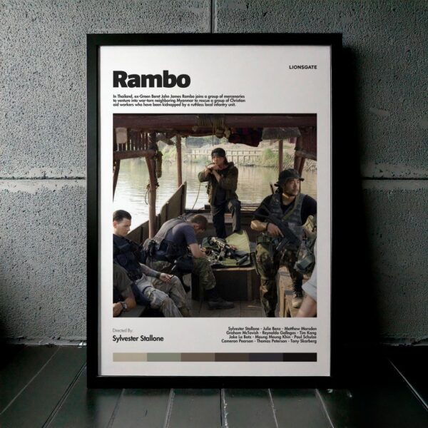 Cuadro Rambo (Rambo 4: Regreso al infierno) Modelo 05