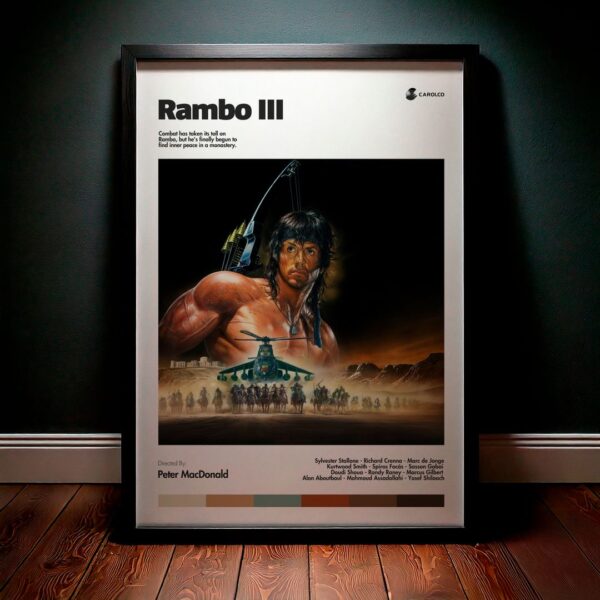 Cuadro Rambo III Modelo 02
