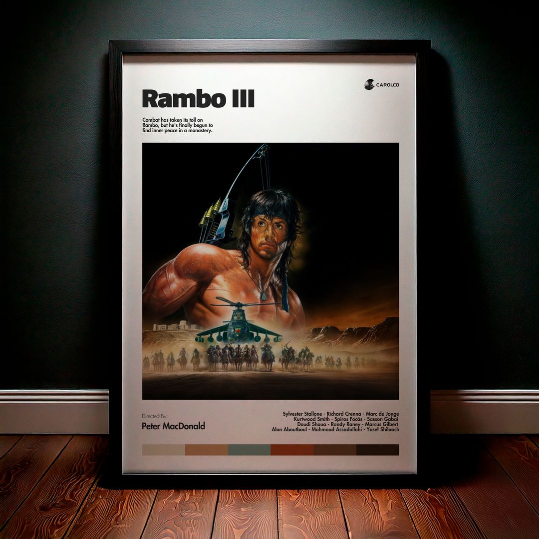 Cuadro Rambo III Modelo 02
