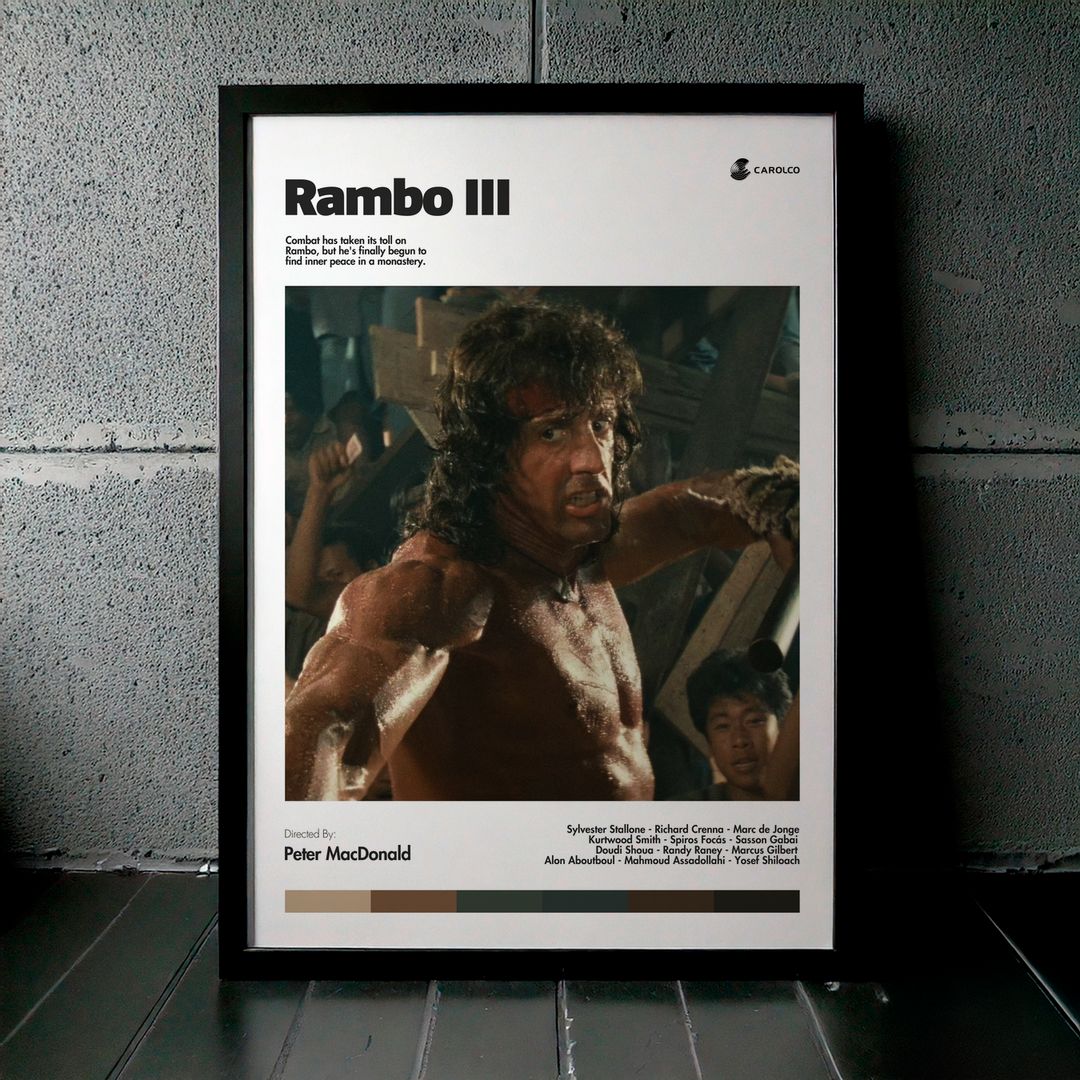 Cuadro Rambo III Modelo 01