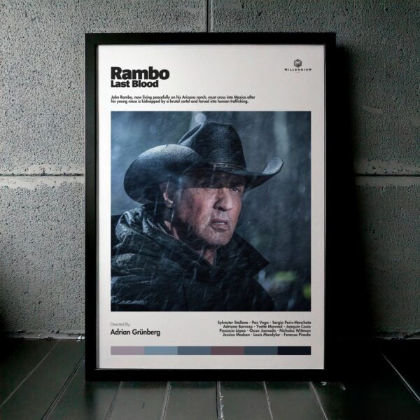 Cuadro Rambo: Last Blood Modelo 01