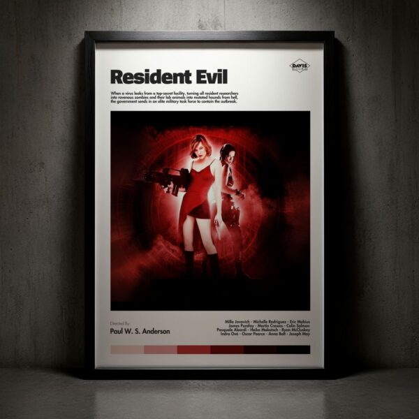 Cuadro Resident Evil (Resident Evil: El Huésped Maldito) Modelo 01