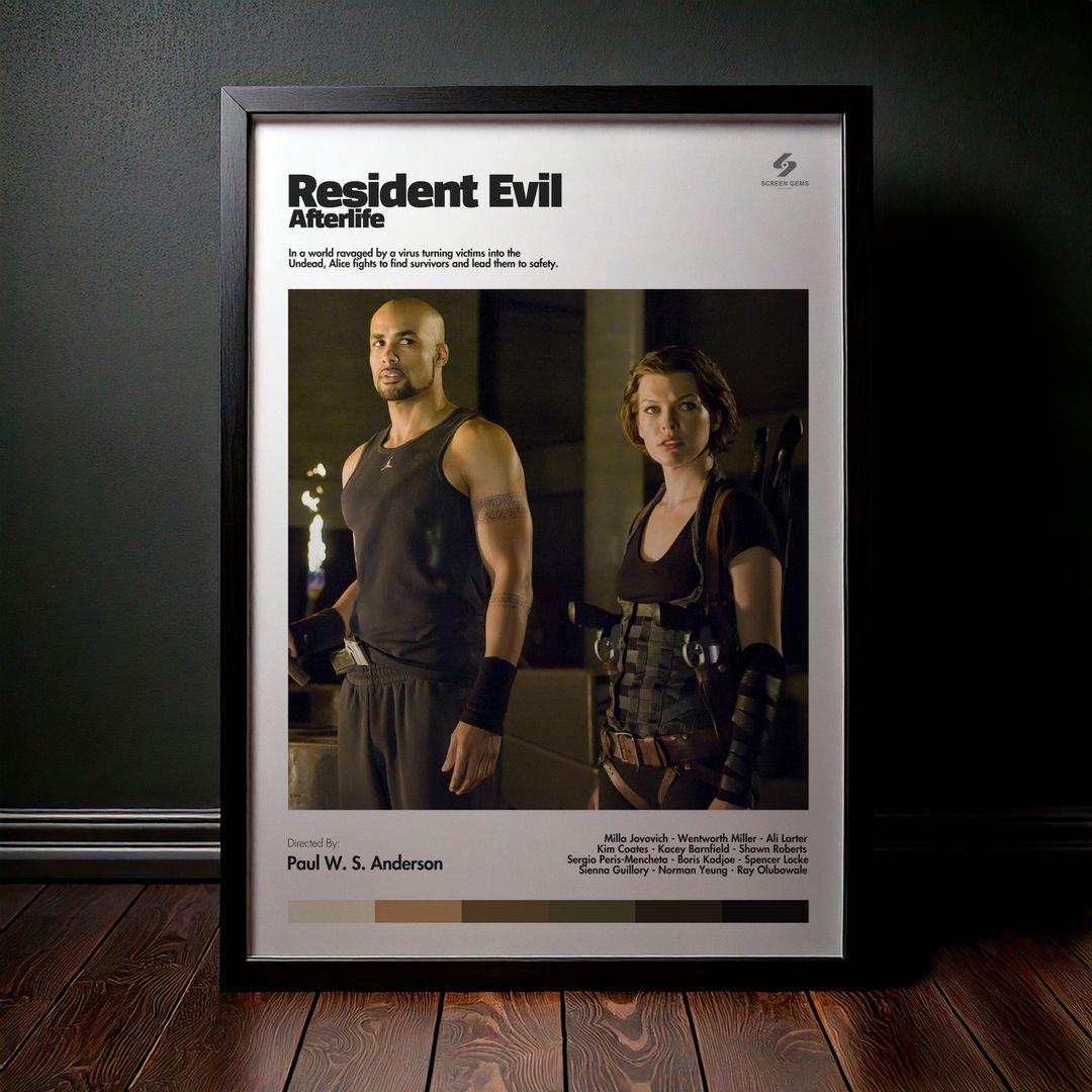 Cuadro Resident Evil: Afterlife (Resident Evil 4: La resurrección) Modelo 03