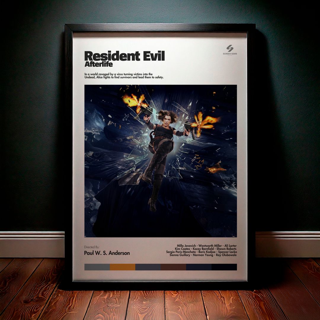 Cuadro Resident Evil: Afterlife (Resident Evil 4: La resurrección) Modelo 04