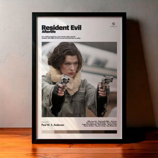 Cuadro Resident Evil: Afterlife (Resident Evil 4: La resurrección) Modelo 05