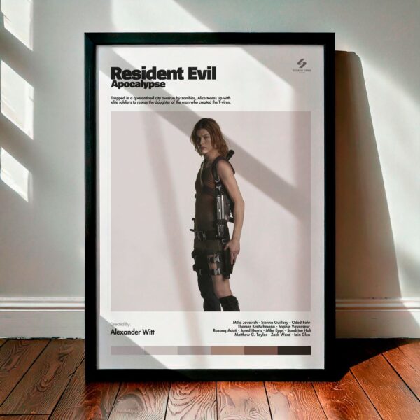 Cuadro Resident Evil: Apocalypse (Resident Evil: Apocalipsis) Modelo 03