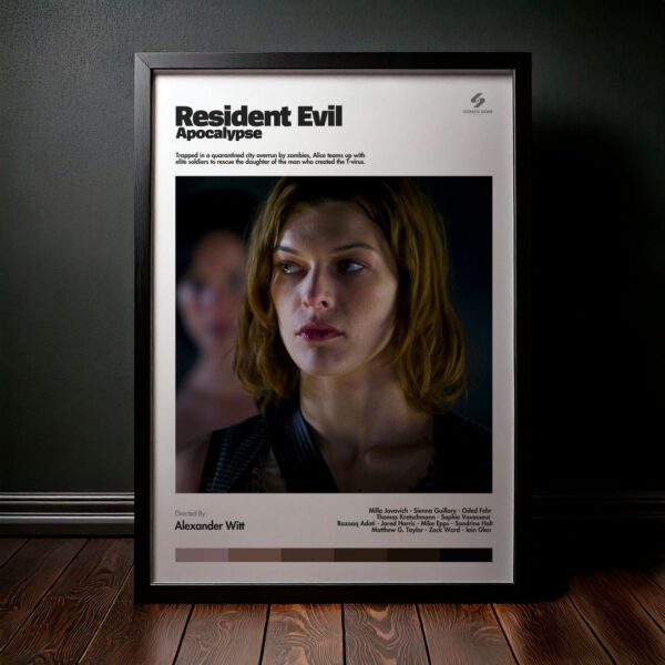 Cuadro Resident Evil: Apocalypse (Resident Evil: Apocalipsis) Modelo 04