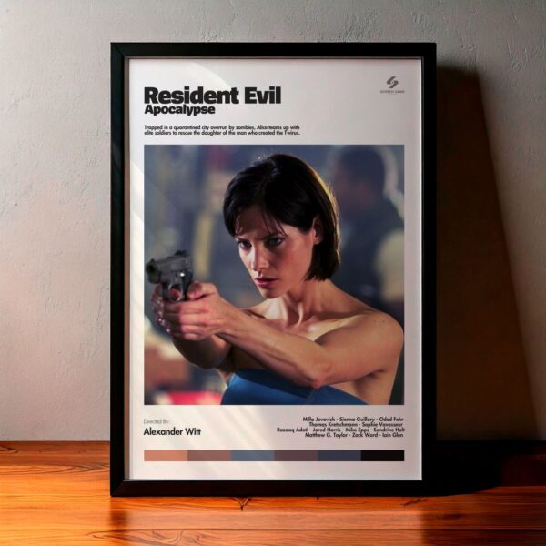 Cuadro Resident Evil: Apocalypse (Resident Evil: Apocalipsis) Modelo 09