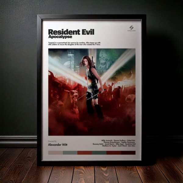 Cuadro Resident Evil: Apocalypse (Resident Evil: Apocalipsis) Modelo 01