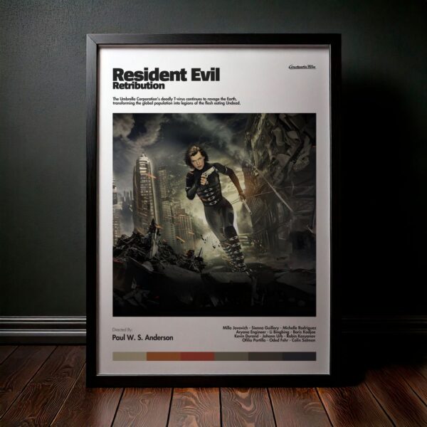 Cuadro Resident Evil: Retribution (Resident Evil 5: La venganza) Modelo 01