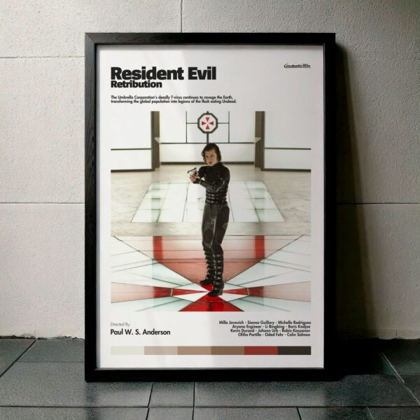 Cuadro Resident Evil: Retribution (Resident Evil 5: La venganza) Modelo 02