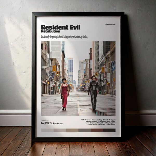 Cuadro Resident Evil: Retribution (Resident Evil 5: La venganza) Modelo 04
