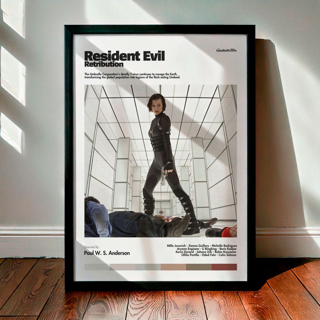 Cuadro Resident Evil: Retribution (Resident Evil 5: La venganza) Modelo 05