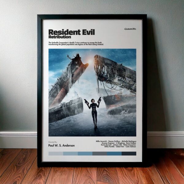 Cuadro Resident Evil: Retribution (Resident Evil 5: La venganza) Modelo 06