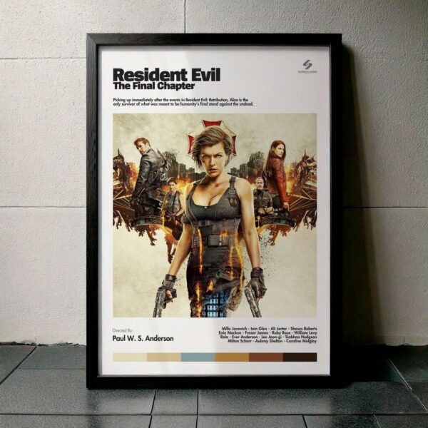 Cuadro Resident Evil: The Final Chapter (Resident Evil 6: Capítulo final) Modelo 01