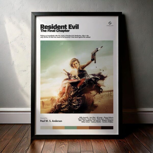 Cuadro Resident Evil: The Final Chapter (Resident Evil 6: Capítulo final) Modelo 04