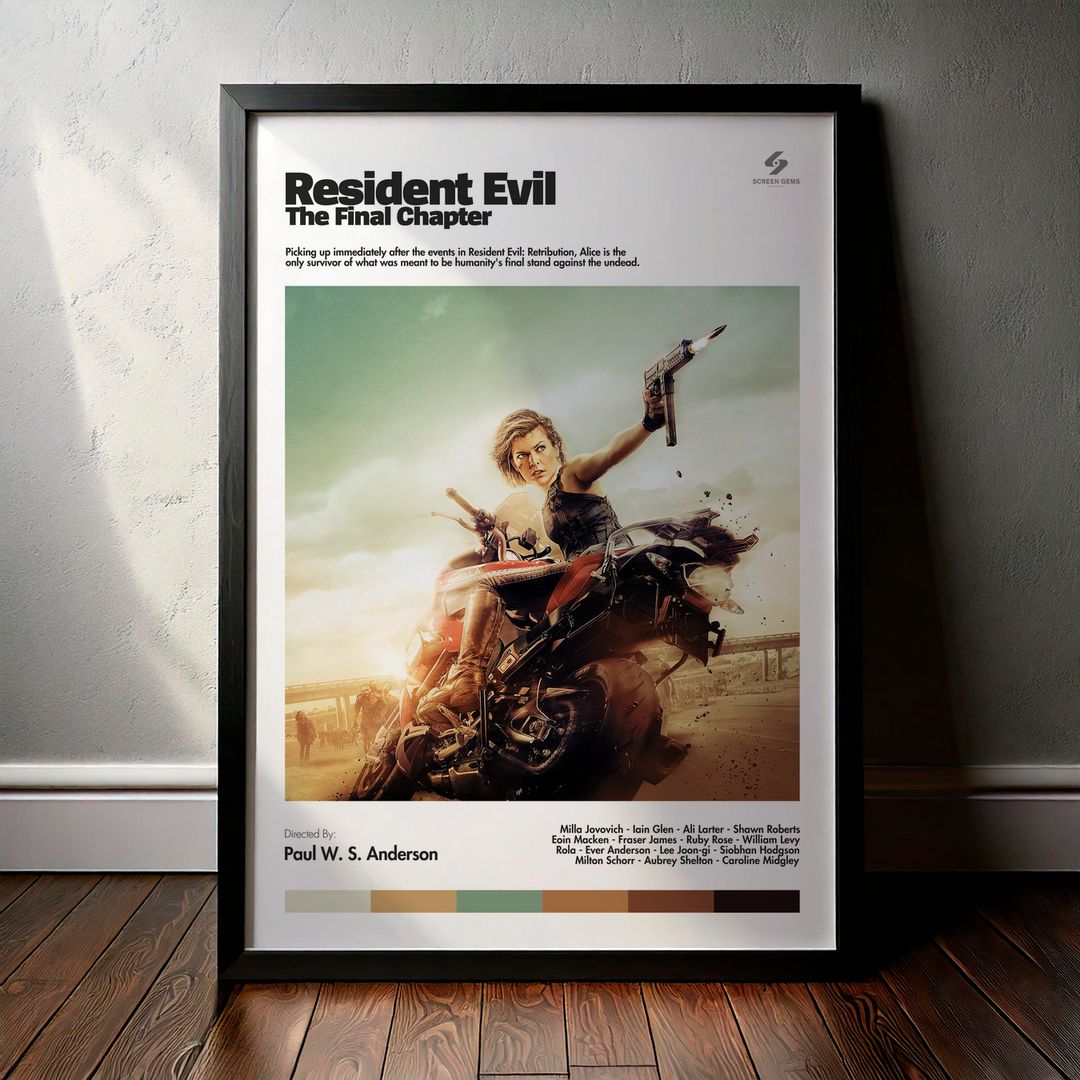 Cuadro Resident Evil: The Final Chapter (Resident Evil 6: Capítulo final) Modelo 04