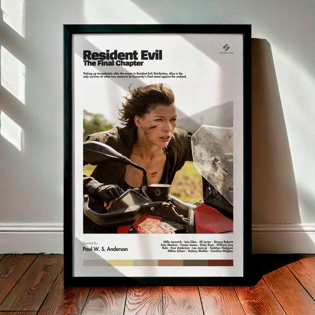 Cuadro Resident Evil: The Final Chapter (Resident Evil 6: Capítulo final) Modelo 05