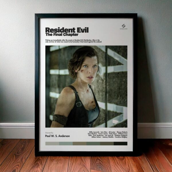 Cuadro Resident Evil: The Final Chapter (Resident Evil 6: Capítulo final) Modelo 06