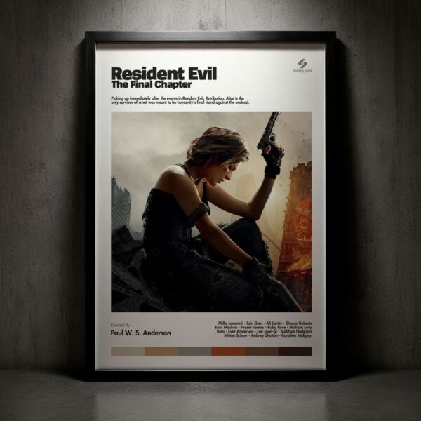 Cuadro Resident Evil: The Final Chapter (Resident Evil 6: Capítulo final) Modelo 07