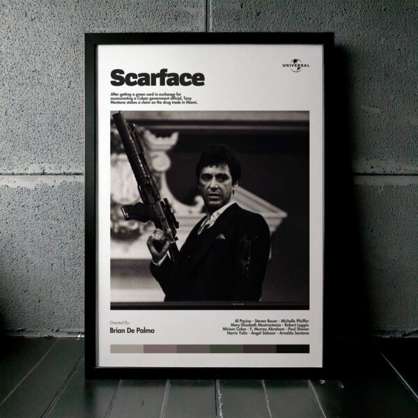 Cuadro Scarface (Caracortada) Modelo 02