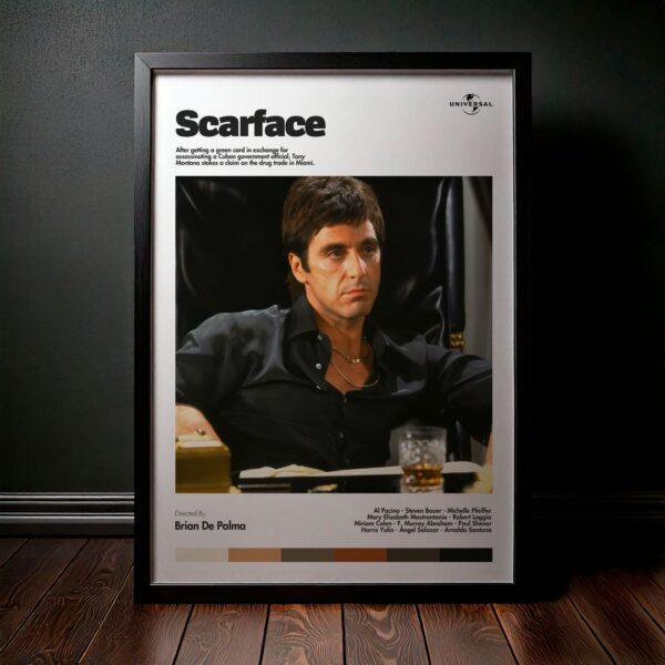 Cuadro Scarface (Caracortada) Modelo 01