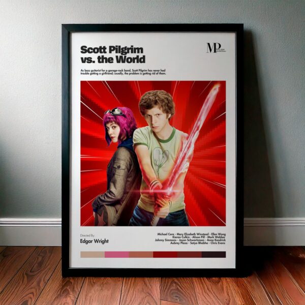 Cuadro Scott Pilgrim vs. the World (Scott Pilgrim vs. los ex de la chica de sus sueños) Modelo 03