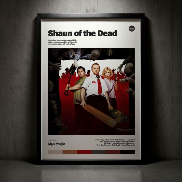 Cuadro Shaun of the Dead (El Despertar de los Muertos) Modelo 03