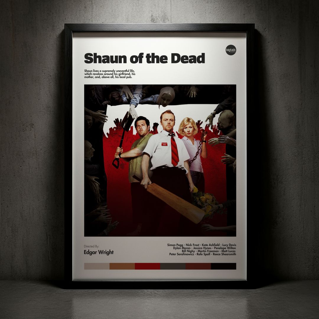 Cuadro Shaun of the Dead (El Despertar de los Muertos) Modelo 03