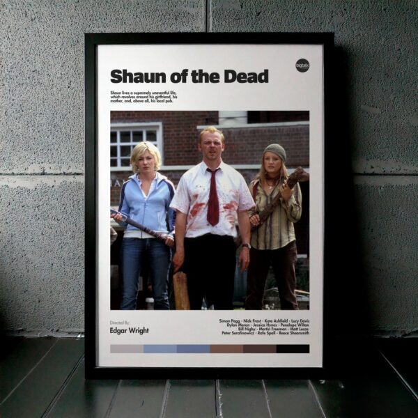 Cuadro Shaun of the Dead (El Despertar de los Muertos) Modelo 01