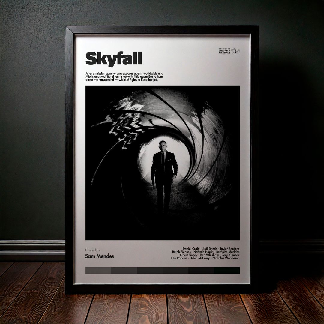 Cuadro Skyfall (007: Operación Skyfall) Modelo 01