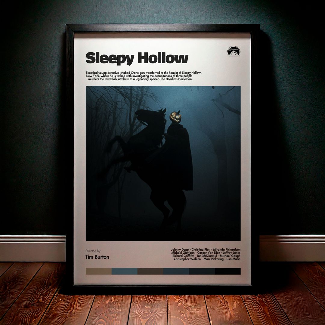 Cuadro Sleepy Hollow (La Leyenda del Jinete Sin Cabeza) Modelo 02