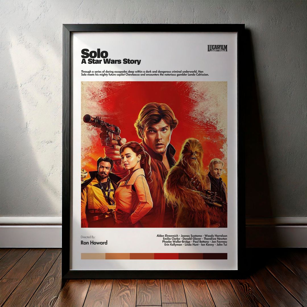 Cuadro Solo: A Star Wars Story (Han Solo: Una historia de Star Wars) Modelo 10