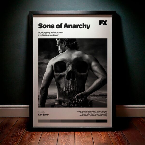 Cuadro Sons of Anarchy (Hijos de la anarquía) Modelo 04