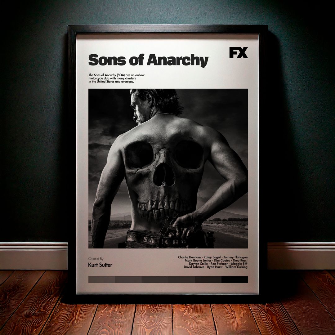 Cuadro Sons of Anarchy (Hijos de la anarquía) Modelo 04