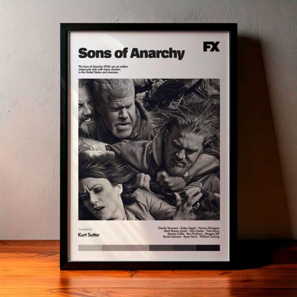 Cuadro Sons of Anarchy (Hijos de la anarquía) Modelo 01