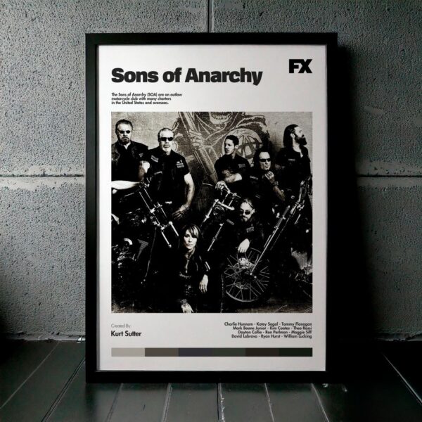 Cuadro Sons of Anarchy (Hijos de la anarquía) Modelo 08
