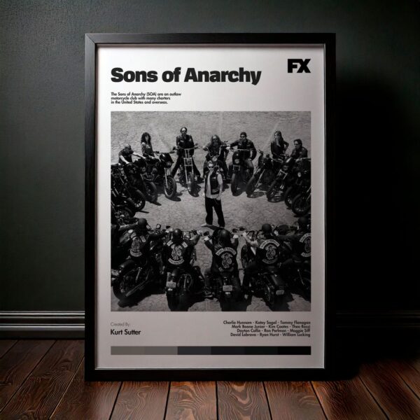 Cuadro Sons of Anarchy (Hijos de la anarquía) Modelo 09