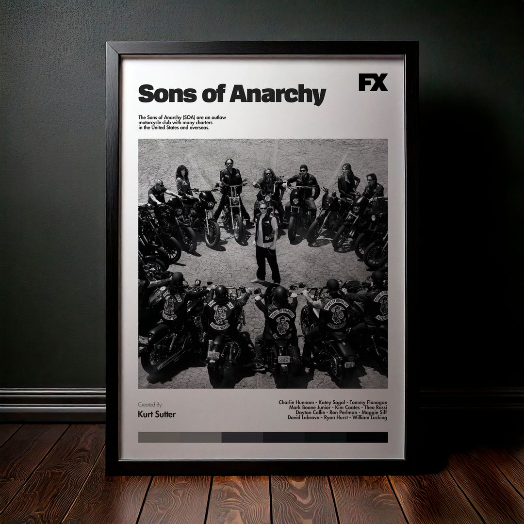 Cuadro Sons of Anarchy (Hijos de la anarquía) Modelo 09