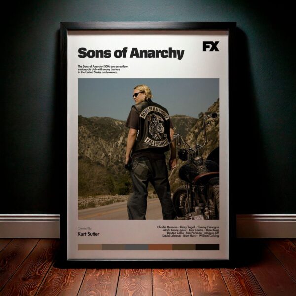 Cuadro Sons of Anarchy (Hijos de la anarquía) Modelo 10