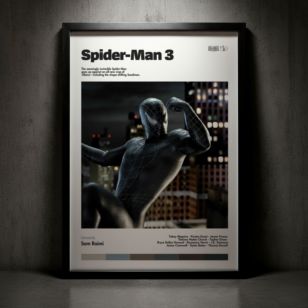 Cuadro Spider-Man 3 (El hombre araña 3) Modelo 02