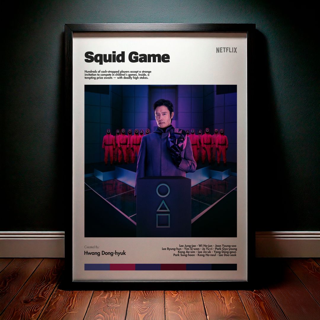 Cuadro Squid Game (El juego del calamar) Modelo 06