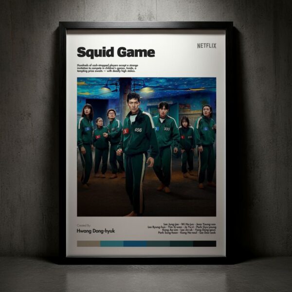Cuadro Squid Game (El juego del calamar) Modelo 01