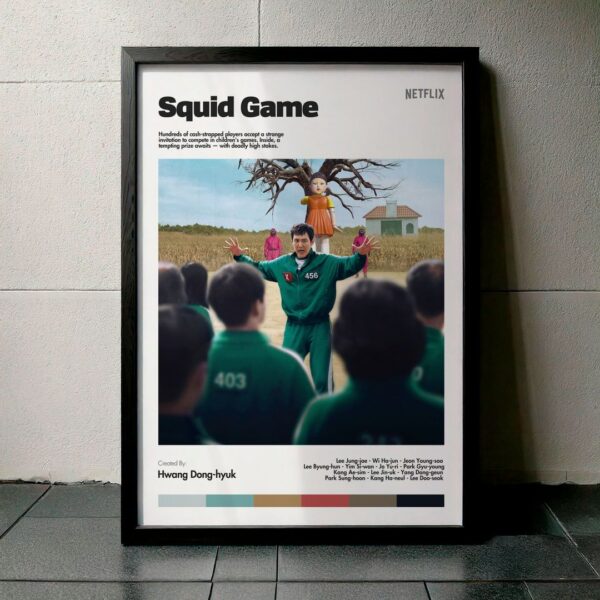 Cuadro Squid Game (El juego del calamar) Modelo 08