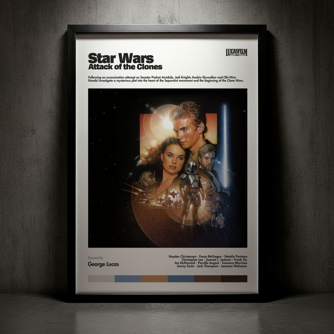 Cuadro Star Wars: Episode II - Attack of the Clones (Star Wars: Episodio II: El Ataque de los Clones) Modelo 03