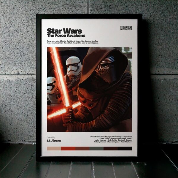 Cuadro Star Wars: The Force Awakens (Star Wars: El despertar de la fuerza) Modelo 04