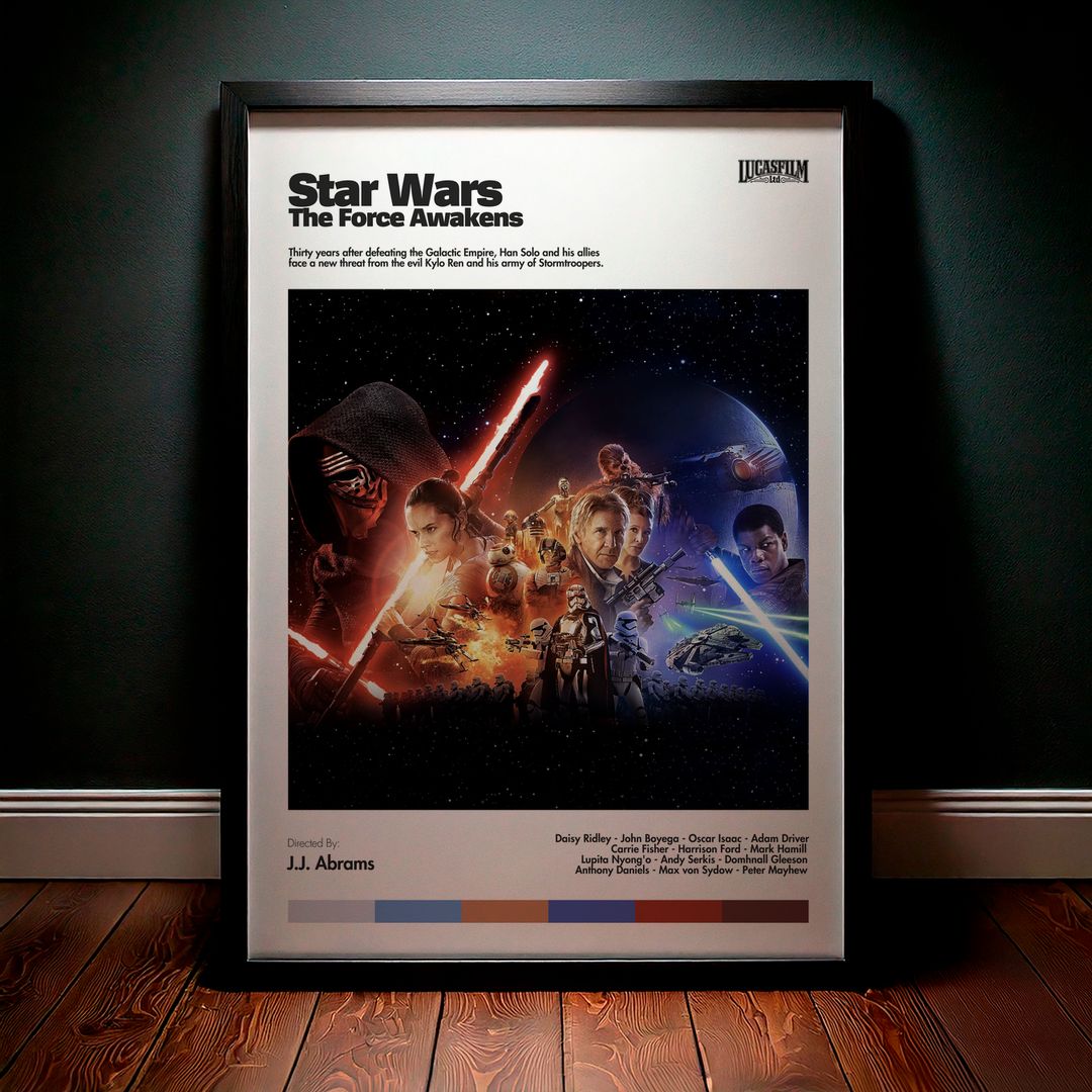 Cuadro Star Wars: The Force Awakens (Star Wars: El despertar de la fuerza) Modelo 07