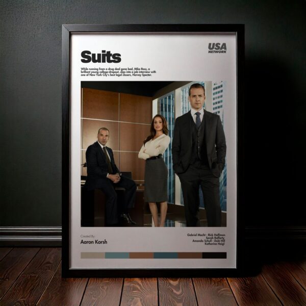 Cuadro Suits (La Ley de los Audaces) Modelo 01